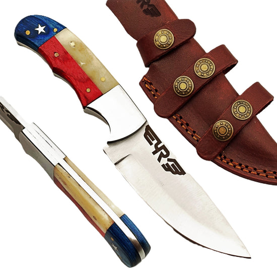 Lone Star Hunting Knife - Fixed Blade - Stainless Steel