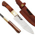 Stainless Steel Chef knife with hardwood and bone handle by Ruddock Bros El Paso Texas USA Ruddock Shirt