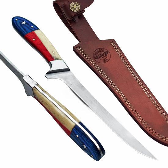 Lone Star Fillet Knife - 7" Blade - Stainless Steel