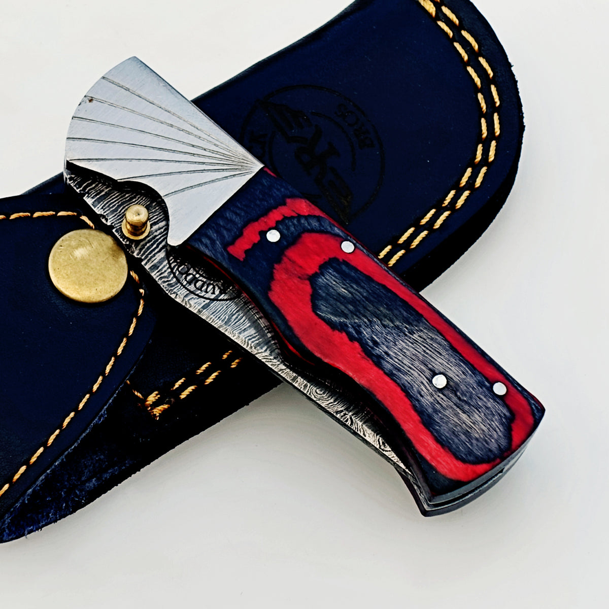 Knight Folding Knife Damascus – Premium Sharp EDC Pocket Blade