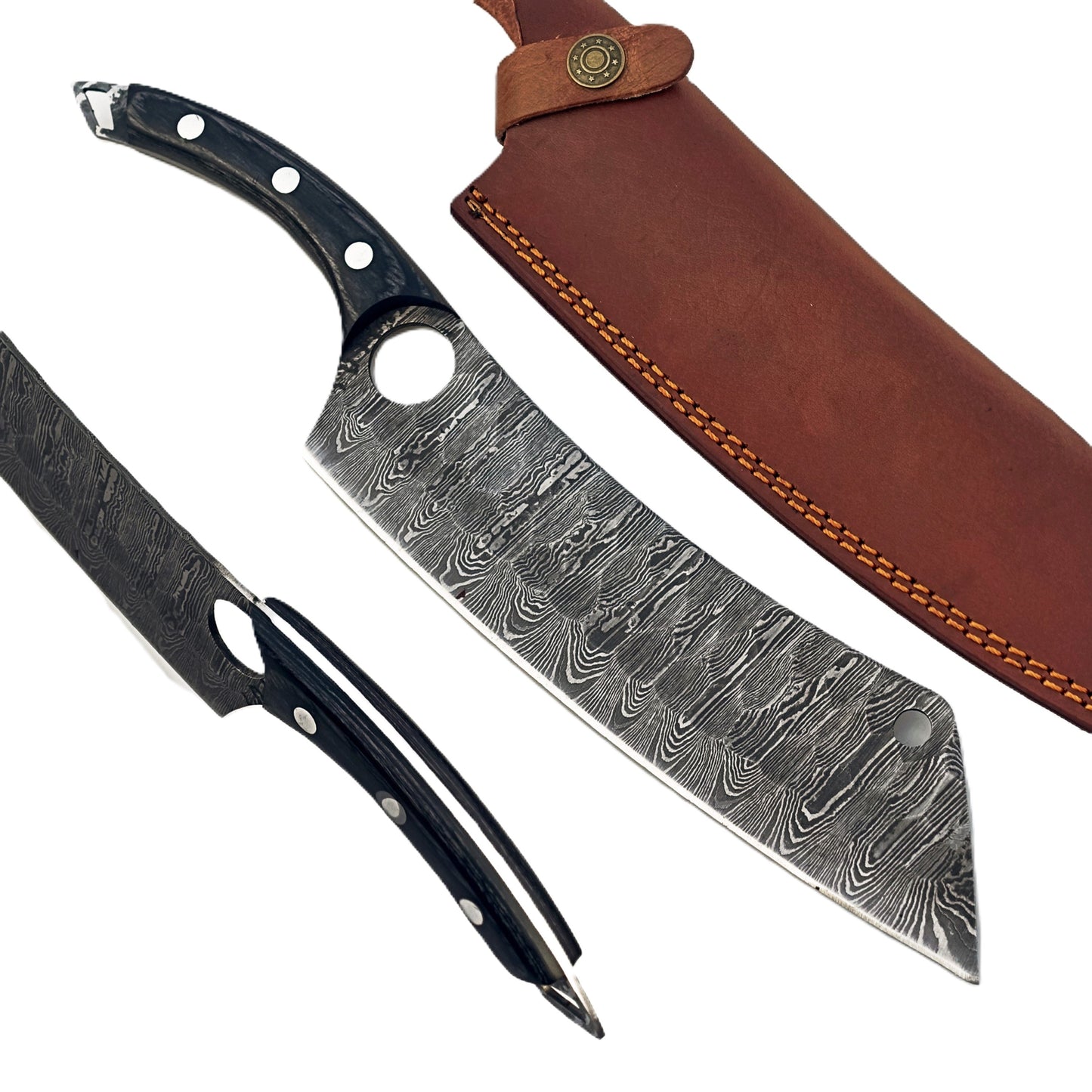 Blackwood Cleaver - Damascus Steel