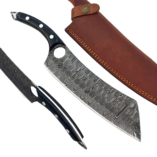 Blackwood Cleaver - Damascus Steel