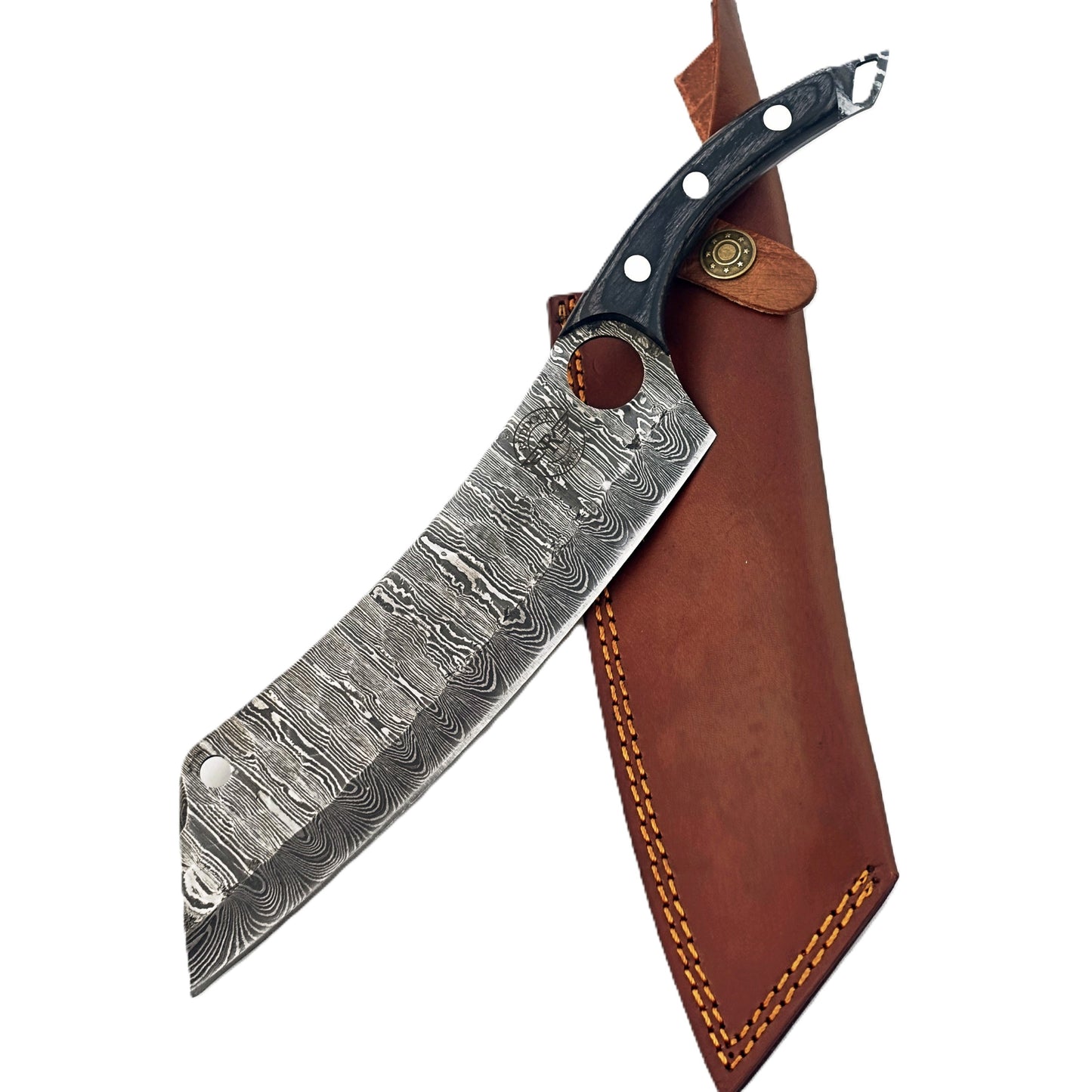 Blackwood Cleaver - Damascus Steel