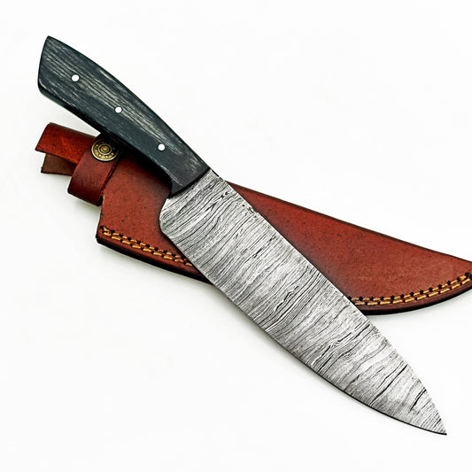 Blackwood Chef Knife - Damascus Steel - 12"