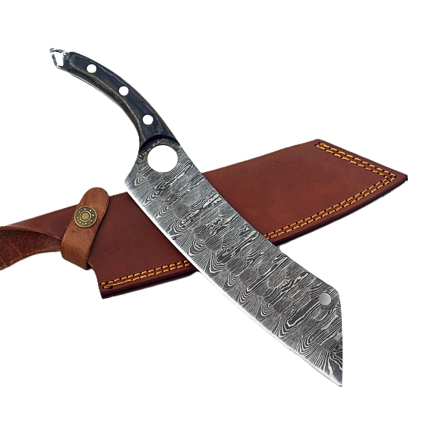 Blackwood Cleaver - Damascus Steel