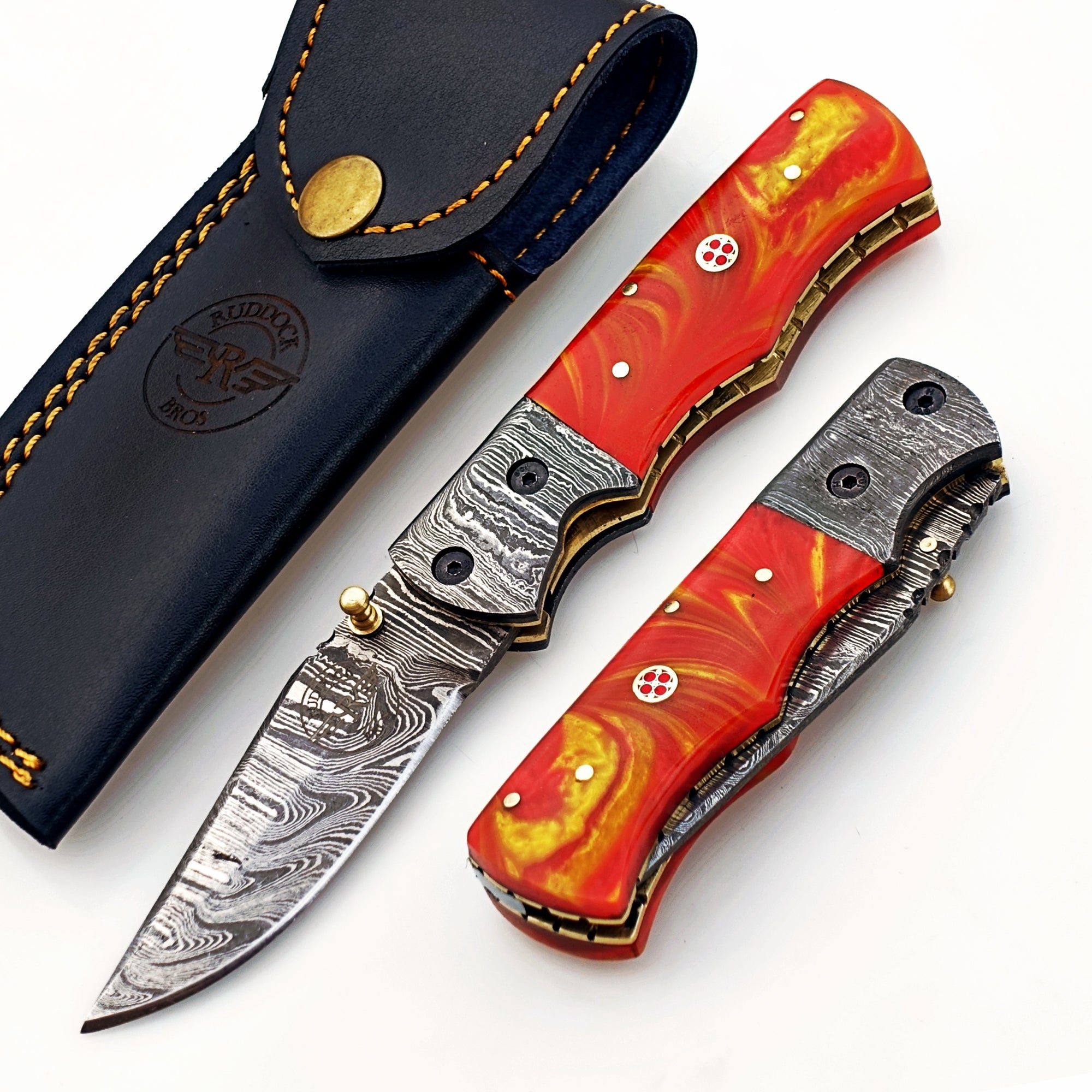 Sharp Damascus Steel Knife – Ultra-Edge EDC Pocket Knife