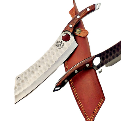 Rosewood Cleaver - Stainless Steel