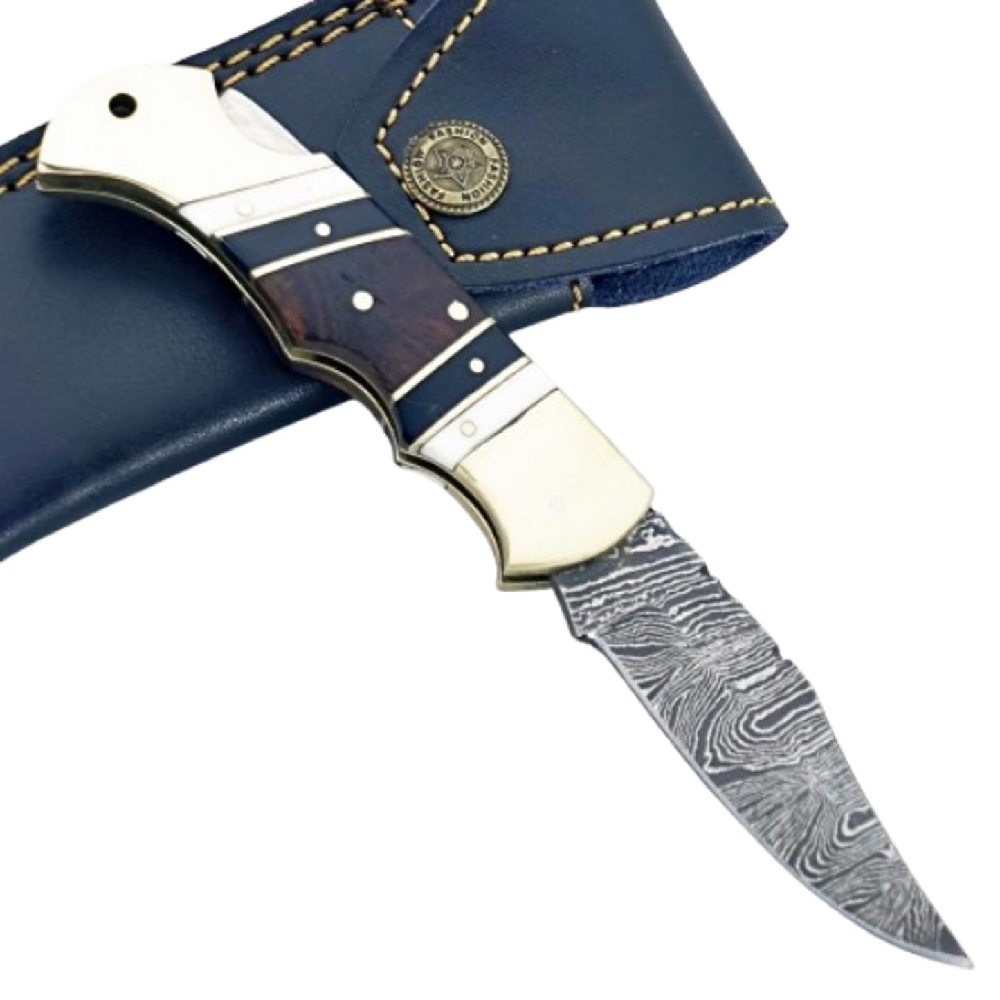 The Gentleman Folding Knife - Damascus Steel
