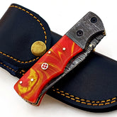 Sharp Damascus Steel Knife – Ultra-Edge EDC Pocket Knife
