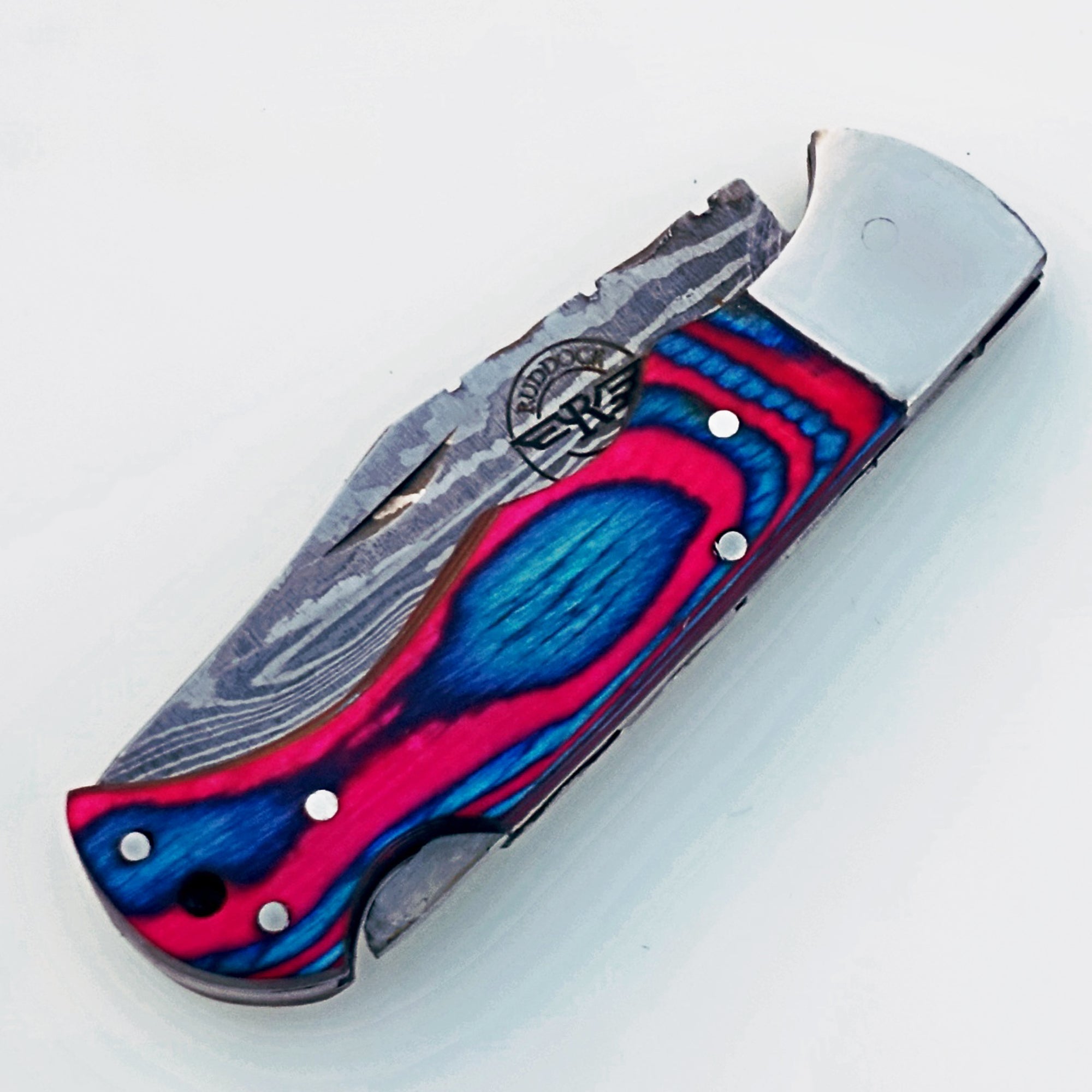 Folding Pocket Knife Damascus – Premium Sharp Steel Blade