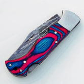 Folding Pocket Knife Damascus – Premium Sharp Steel Blade