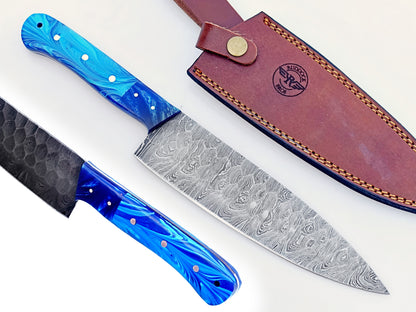 Double Blue Chef Knife - Stainless Steel - 12"