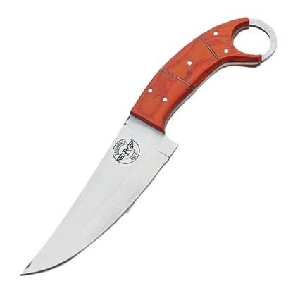 The Longhorn - Ring Handle Utility Knife - Stainless Steel