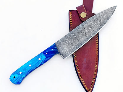Double Blue Chef Knife - Stainless Steel - 12"