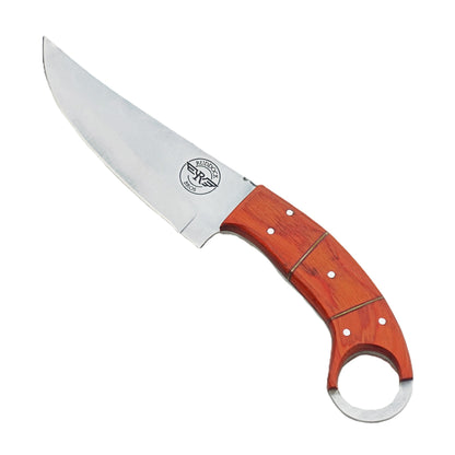 The Longhorn - Ring Handle Utility Knife - Stainless Steel