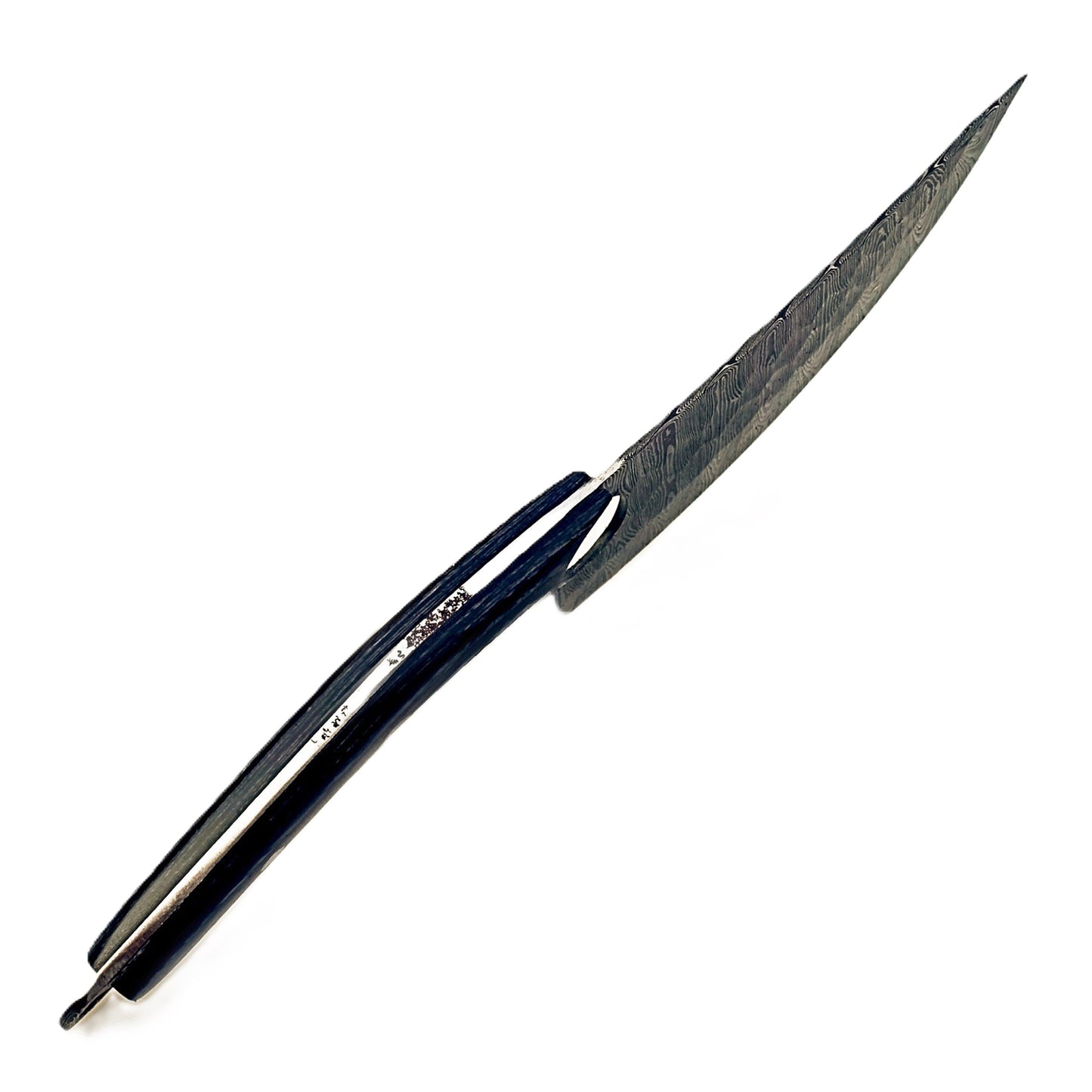Blackwood Paring Knife - Fixed Blade - Damascus Steel