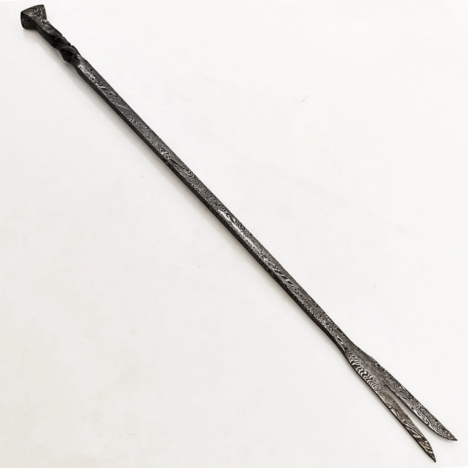 24" Damascus Steel Meat Fork by Ruddock Bros El Paso Texas USA Ruddock Shirts