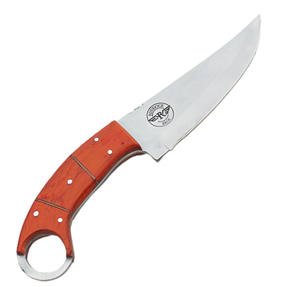 The Longhorn - Ring Handle Utility Knife - Stainless Steel
