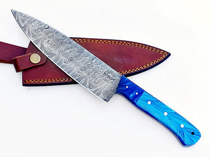 Double Blue Chef Knife - Stainless Steel - 12"