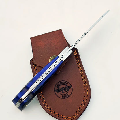 Mustang Folding Knife - Stainless Steel