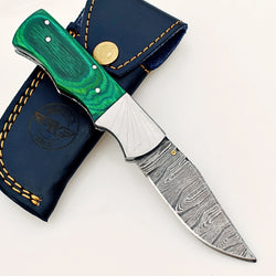 Mick Folding Knife Damascus – Premium Sharp EDC Pocket Blade