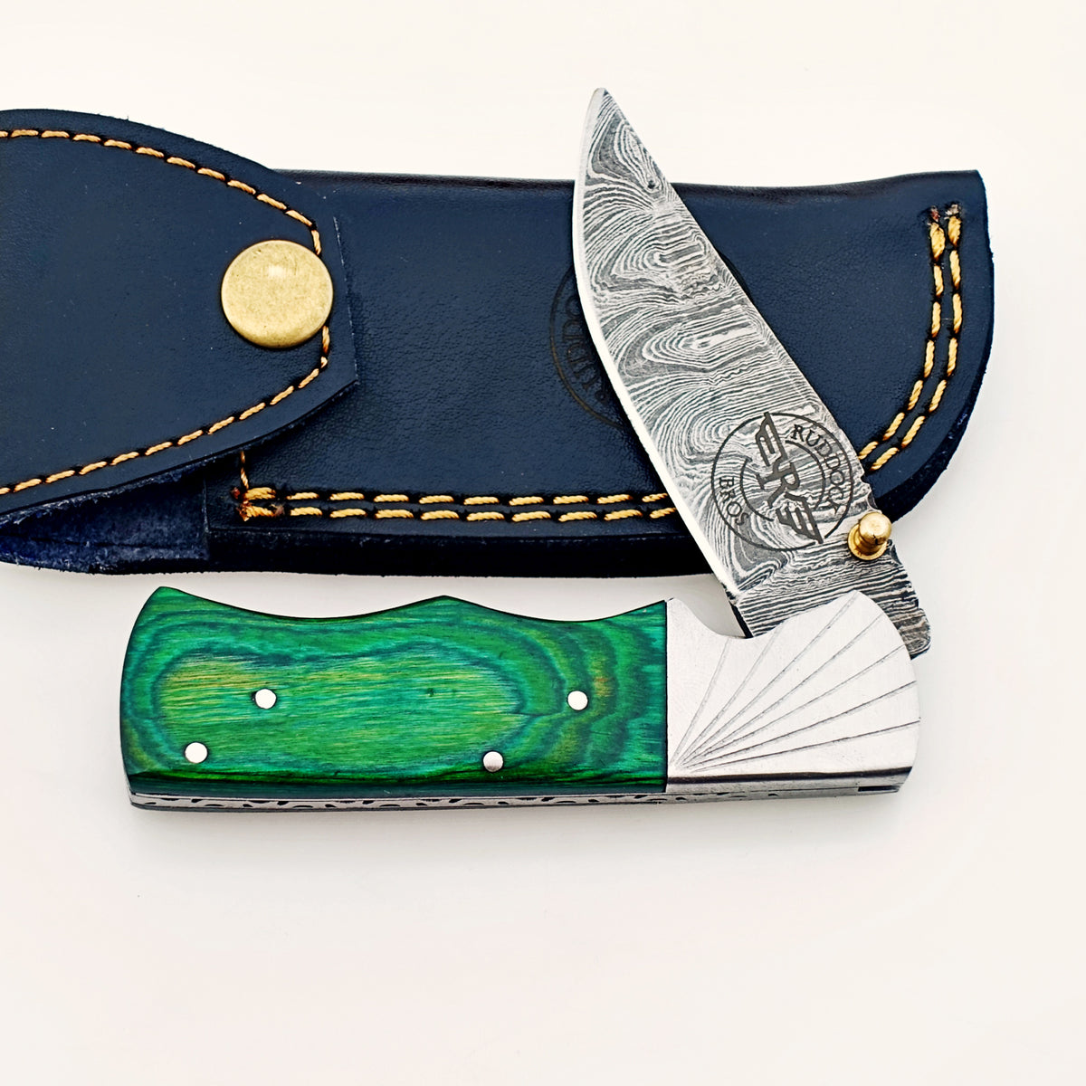 Mick Folding Knife Damascus – Premium Sharp EDC Pocket Blade