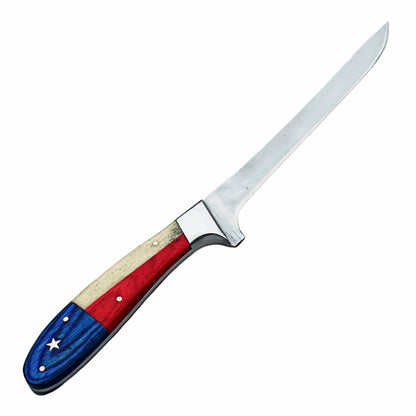 Lone Star Fillet Knife - 7" Blade - Stainless Steel