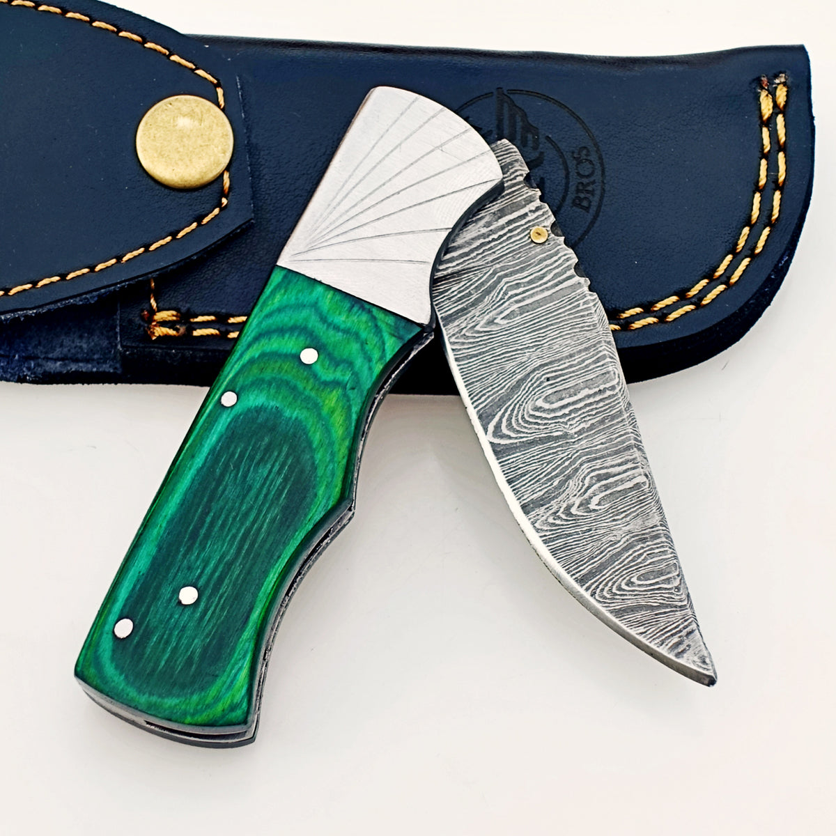 Mick Folding Knife Damascus – Premium Sharp EDC Pocket Blade