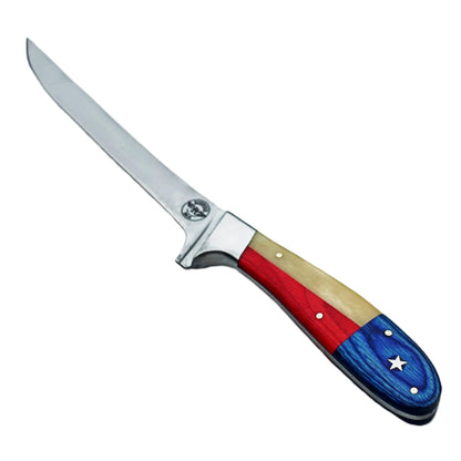 Lone Star Fillet Knife - 7" Blade - Stainless Steel