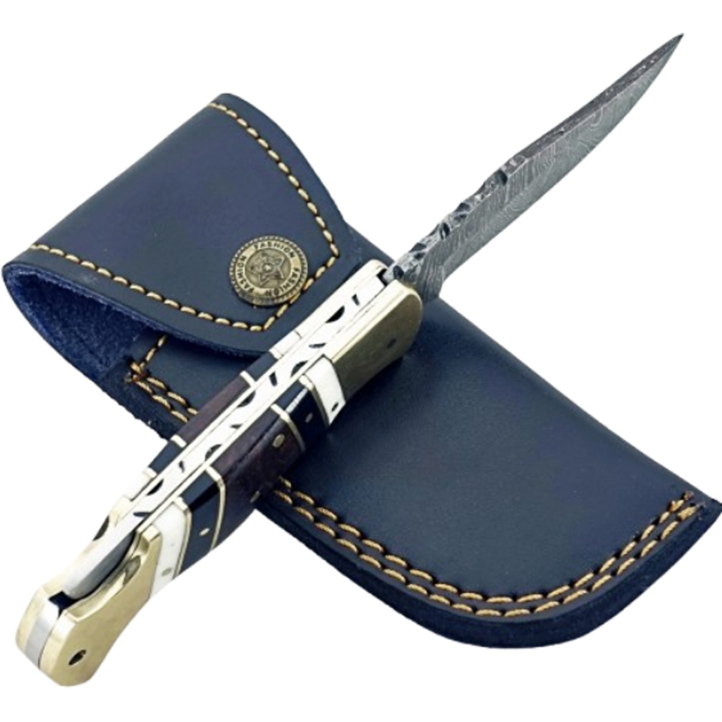 The Gentleman Folding Knife - Damascus Steel