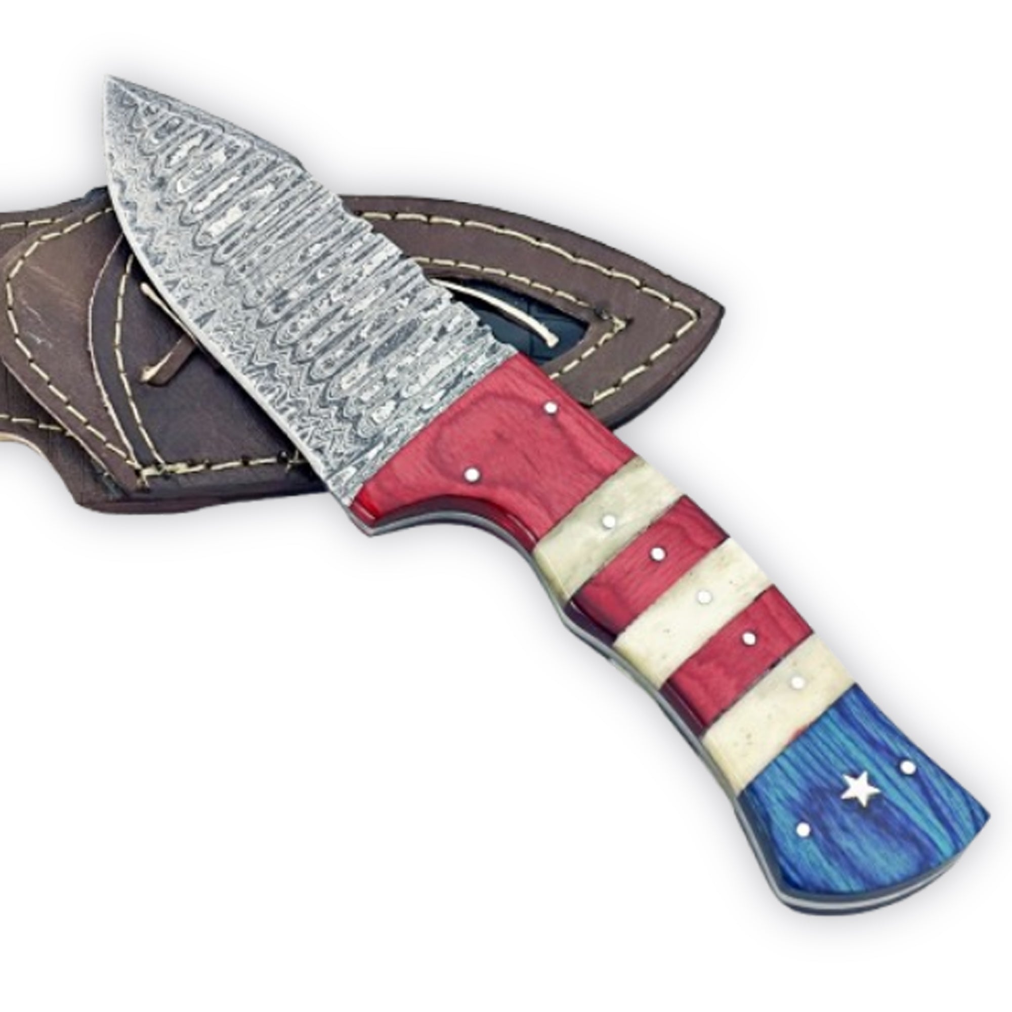 Damascus Hunting Knife – Durable Fixed Blade Tactical Knife