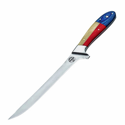 Lone Star Fillet Knife - 7" Blade - Stainless Steel