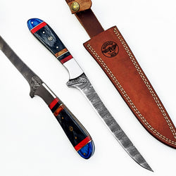 Regal Fillet Knife - 7" Blade - Damascus Steel