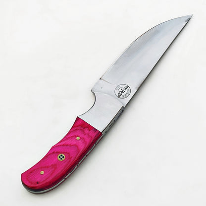 Pretty Hot Pink Fixed Blade Stainless Steel - 9"
