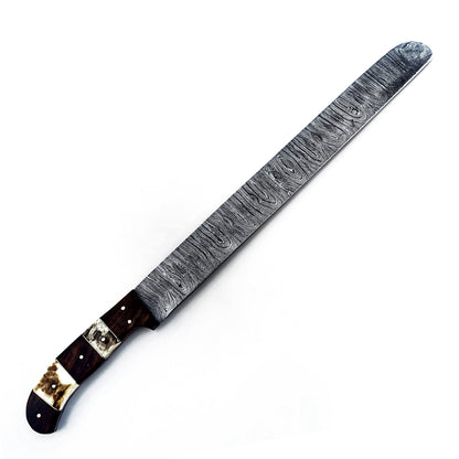 Balboa Brisket Knife - Damascus Steel - 18" Overall Length