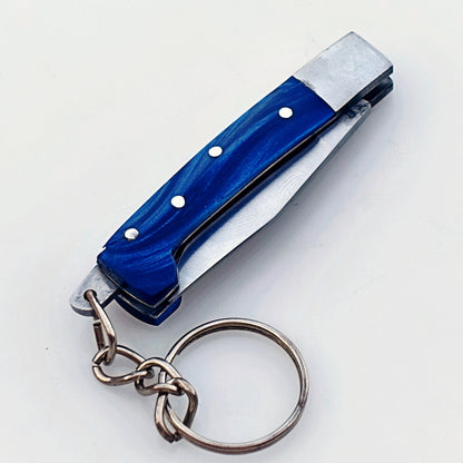 Little Drop Slim - Folding Keychain Pocket Knife -Stainless Steel