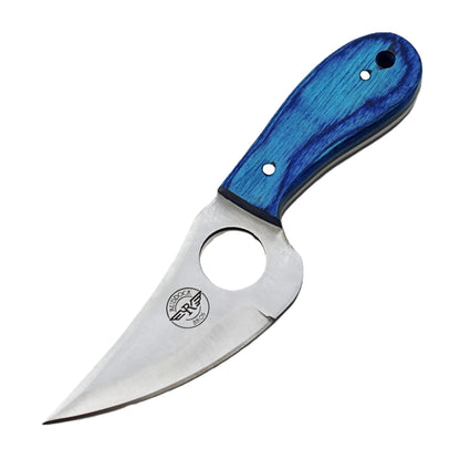 Mule Skinner Blue Knife - Fixed Blade - Stainless Steel