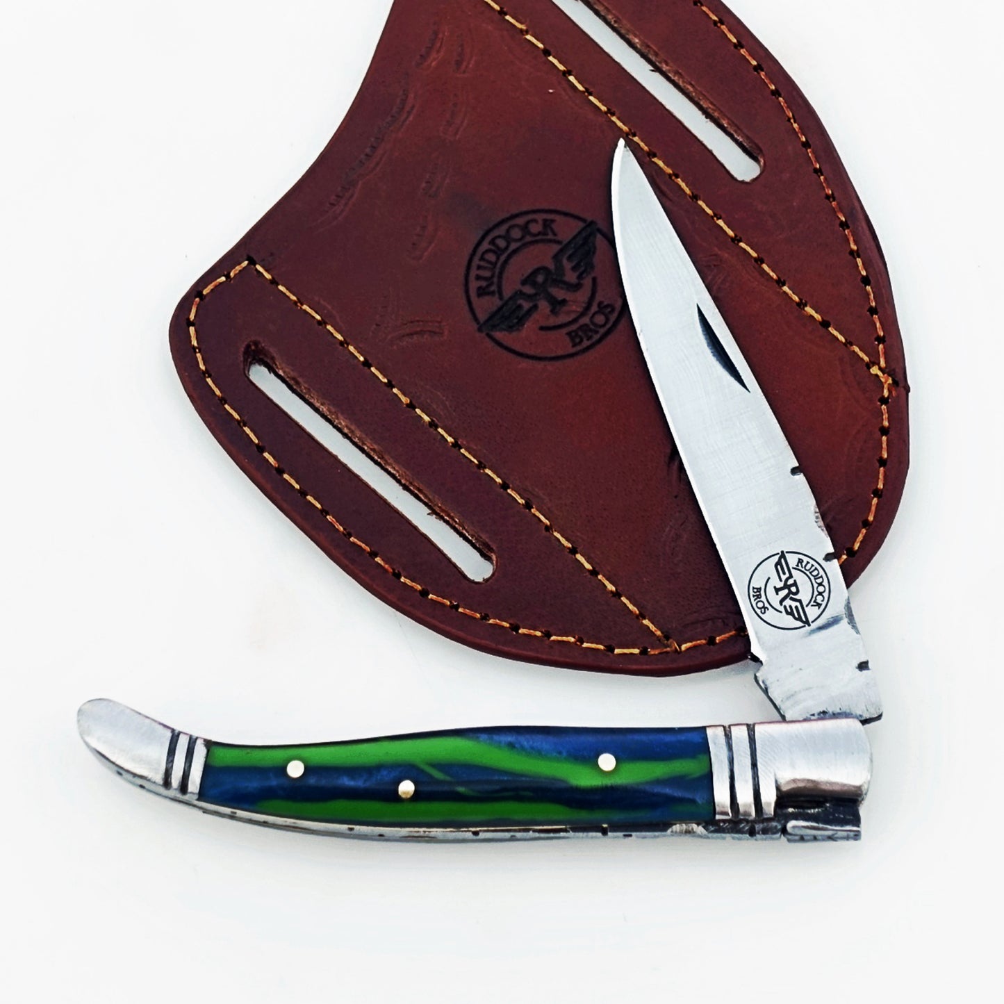 Monsignor Peacock Folding Knife - Stainless Steel