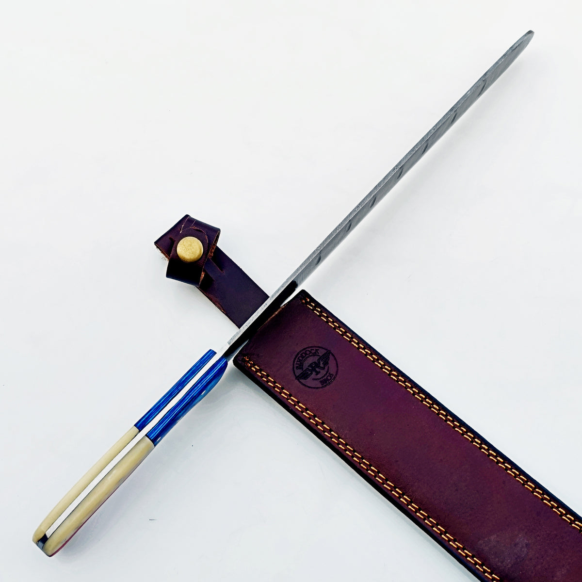 Lone Star Brisket Knife - Damascus Steel - 17" Overall Length