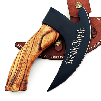 We the People Pizza Axe - Black Carbon Steel