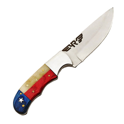 Lone Star Hunting Knife - Fixed Blade - Stainless Steel