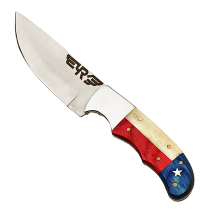 Lone Star Hunting Knife - Fixed Blade - Stainless Steel