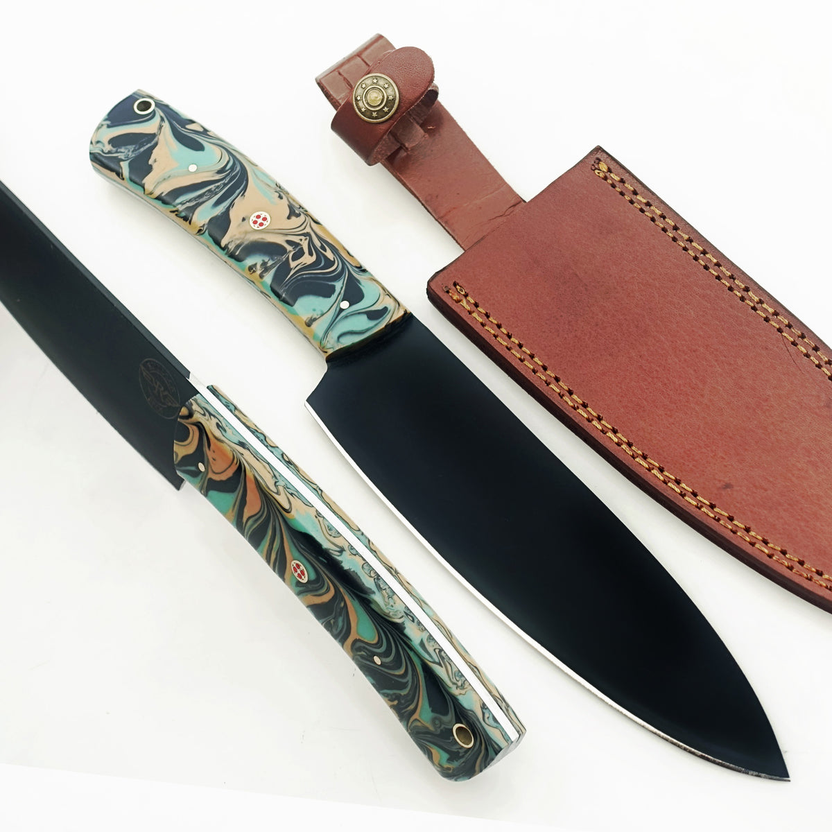 The Native Chef Knife - Carbon Black Steel - 12"