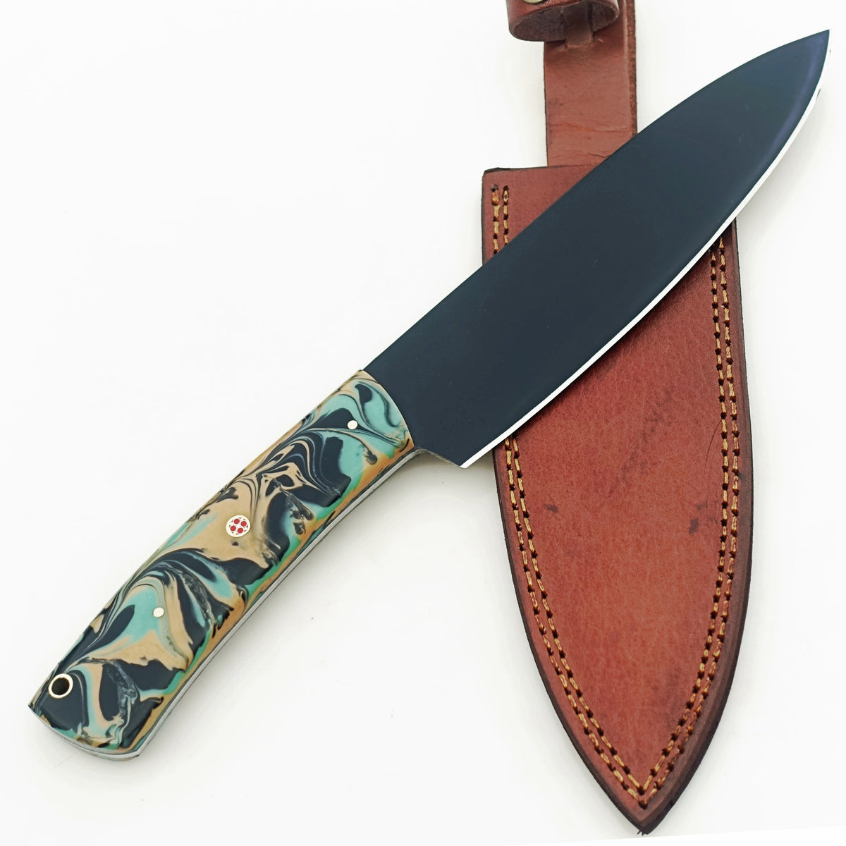 The Native Chef Knife - Carbon Black Steel - 12"