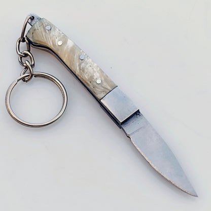 Little Lamb Slim - Folding Keychain Pocket Knife -Stainless Steel