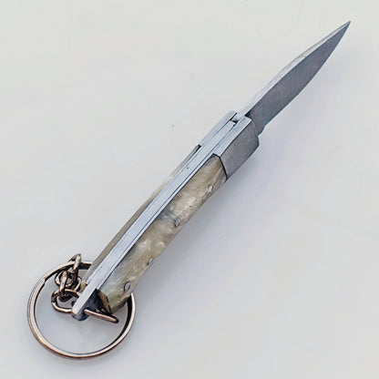 Little Lamb Slim - Folding Keychain Pocket Knife -Stainless Steel