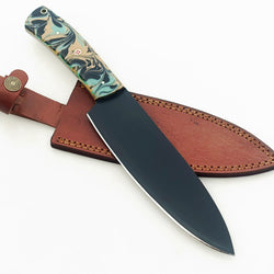 The Native Chef Knife - Carbon Black Steel - 12"