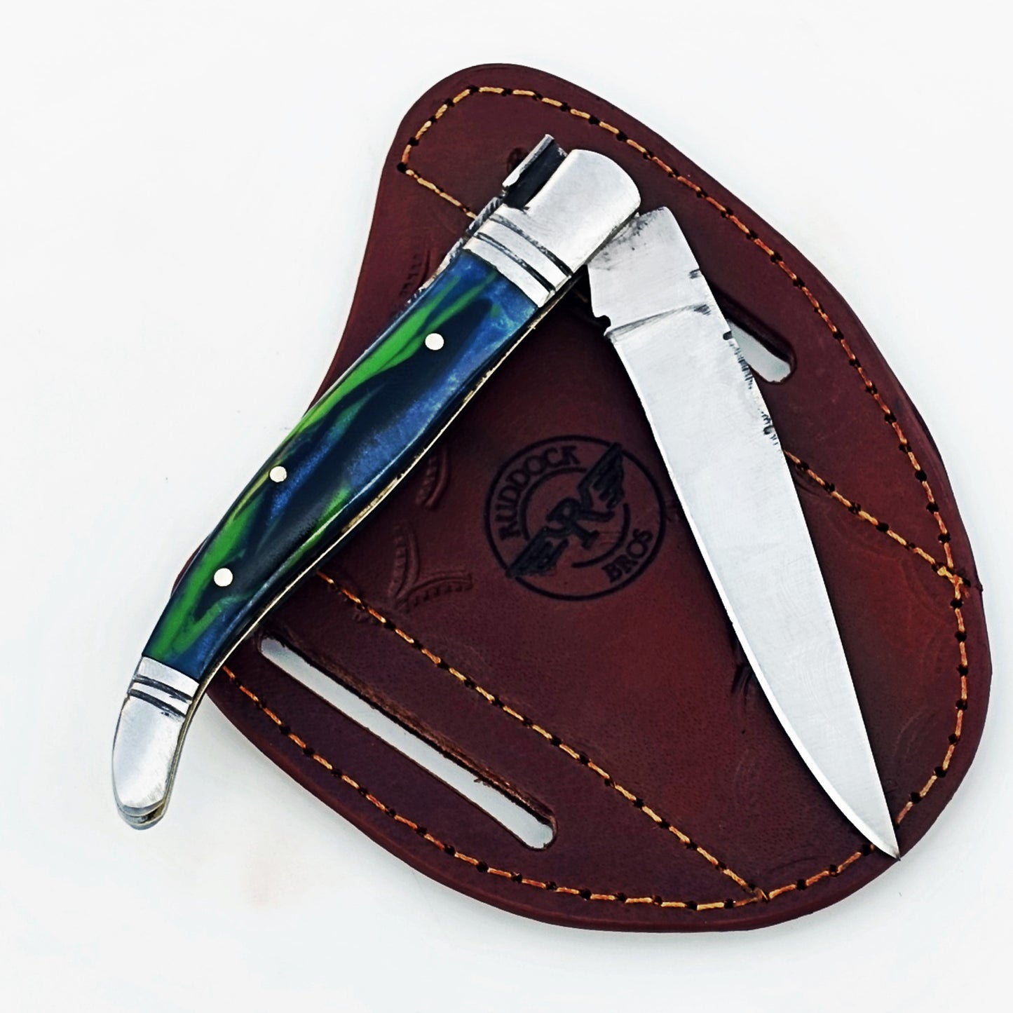 Monsignor Peacock Folding Knife - Stainless Steel