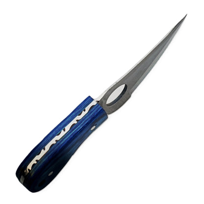 Mule Skinner Blue Knife - Fixed Blade - Stainless Steel