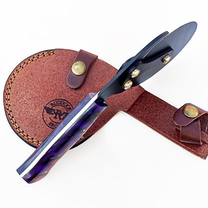 Horned Frog Pizza Cutter -Resin and Black Carbon Steel
